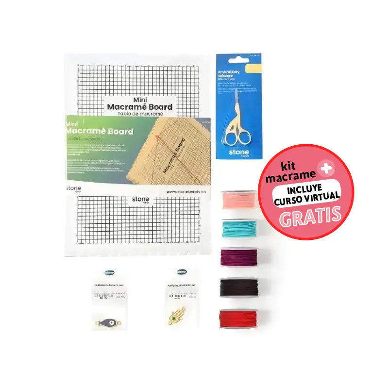 Kit basico de macrame + CURSO