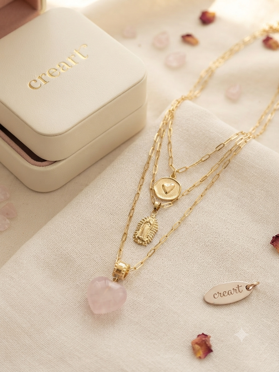 SET CUARZO ROSA