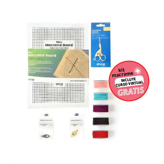 Kit basico de macrame + CURSO