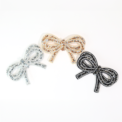 APLIQUE MOÑO CRISTAL PICADO