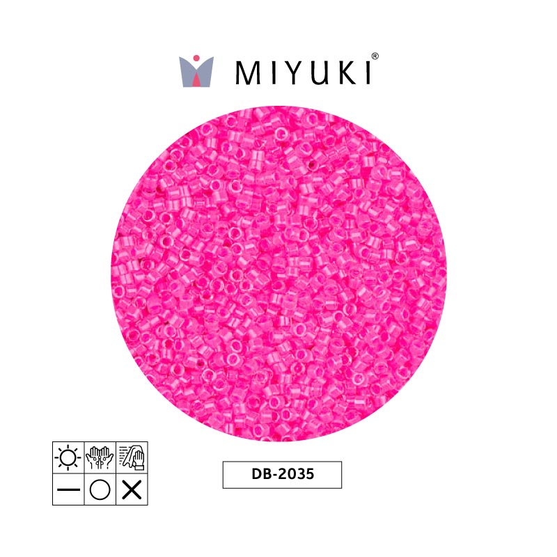 Miyuki delica 11/0 DB2035 neon wildstraberry x 10g