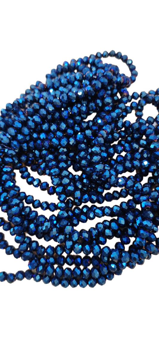 MURANO RONDEL AZUL ELECTRICO #6