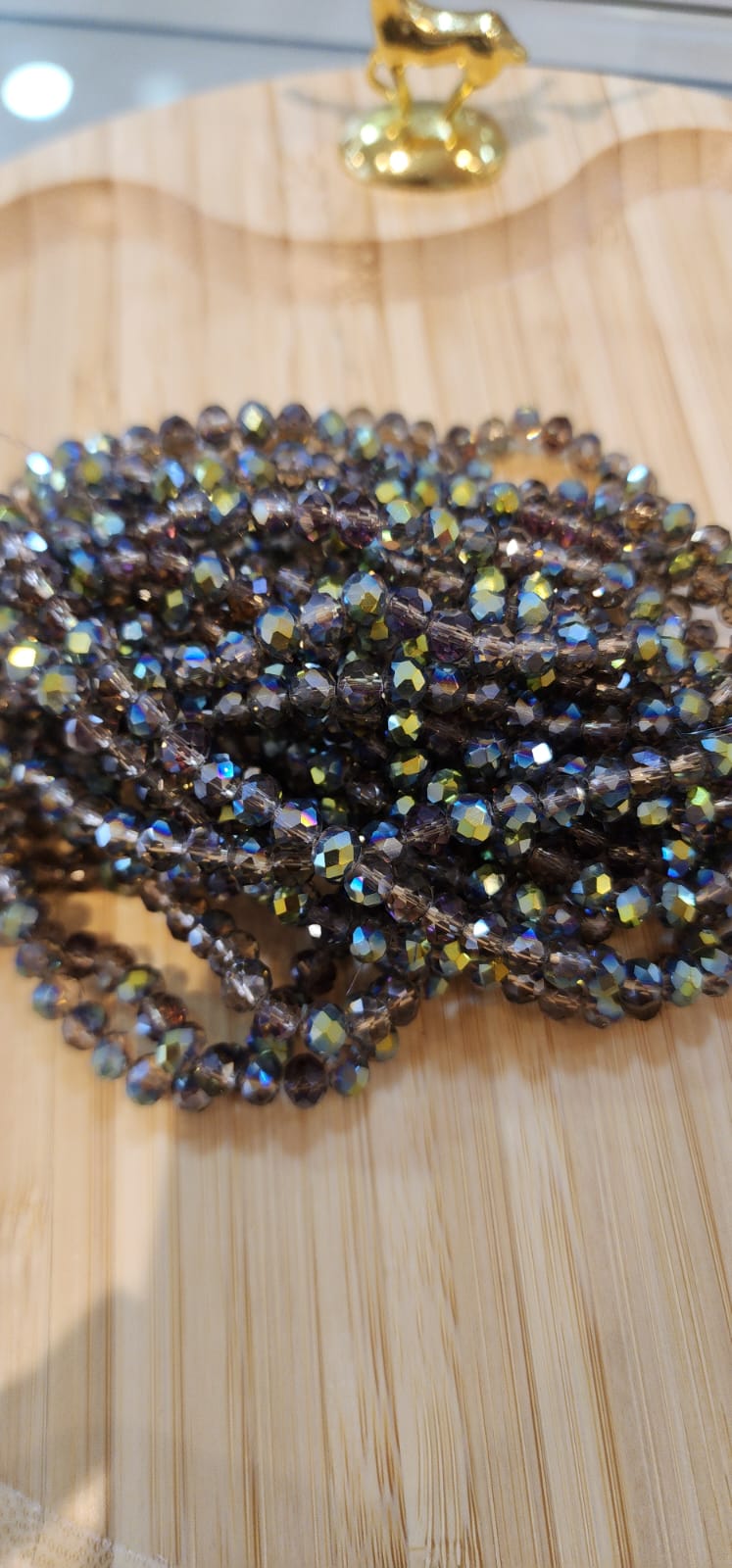 MURANO RONDEL ACEITUNA ENCHAPADO #6