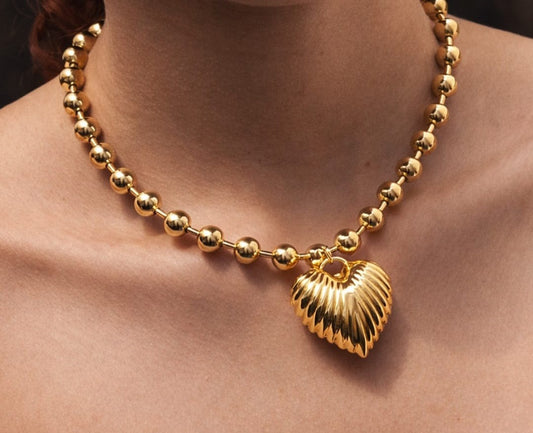 COLLAR CORAZON CHUNKY