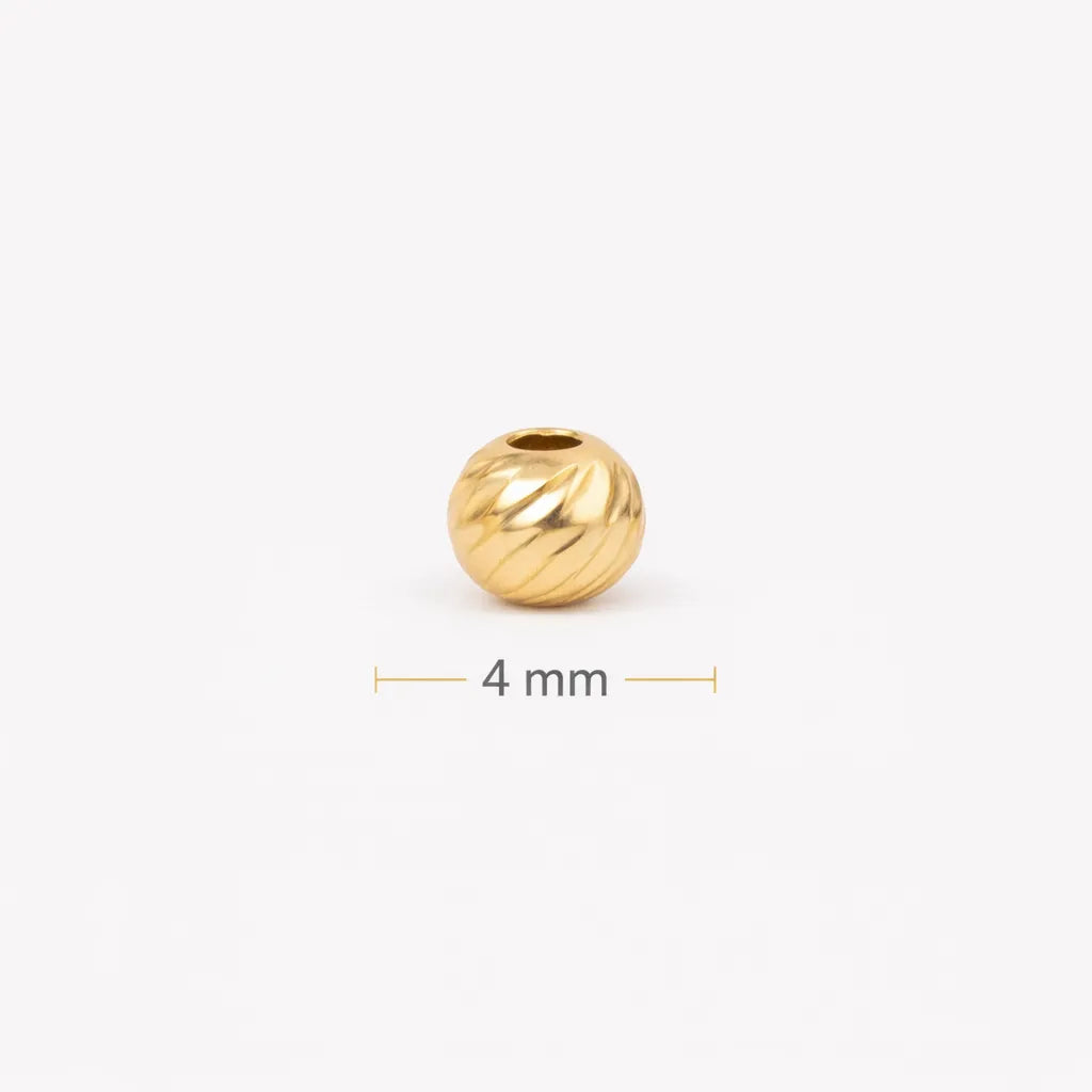 BALIN DIAMANTADO 18K 4mm