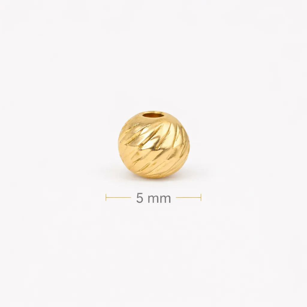 Balin Diamantado 18K 5mm