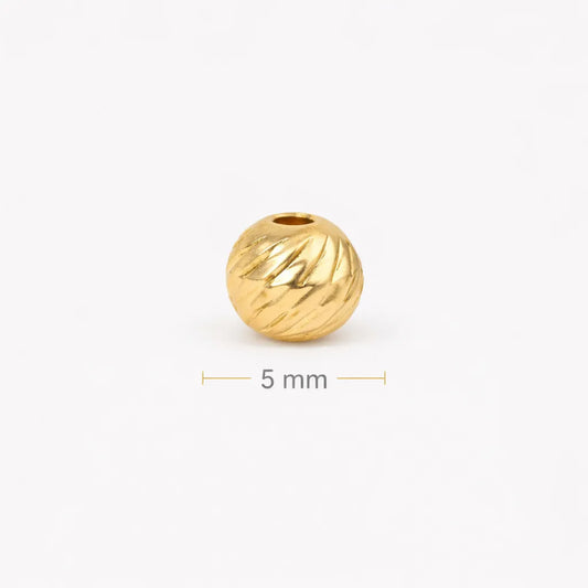 Balin Diamantado 18K 5mm